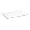 Clear Rectangular with Groove Rim Plastic Serving Trays - 9" x 13" (24 Trays)